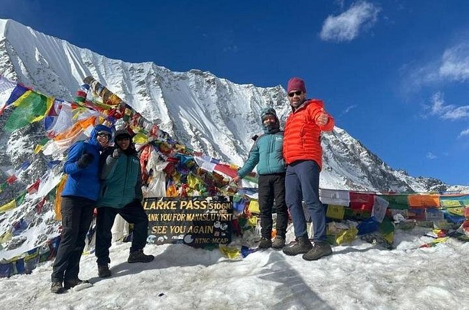 16 Day Private Manaslu Circuit Trek from Kathmandu - Day 13: Crossing Larkya Pass