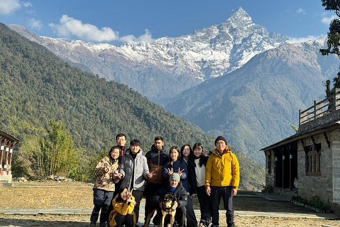 5 Day Mardi Himal Base Camp Trek in Pokhara - Day two: Pitam Deurali to Low Camp through rhododendrons