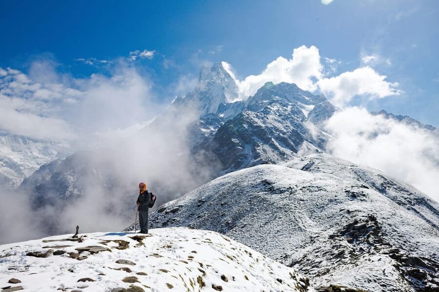 7 Days Mardi Himal Trek From Kathmandu - Kande to Pothana at 1,900 meters