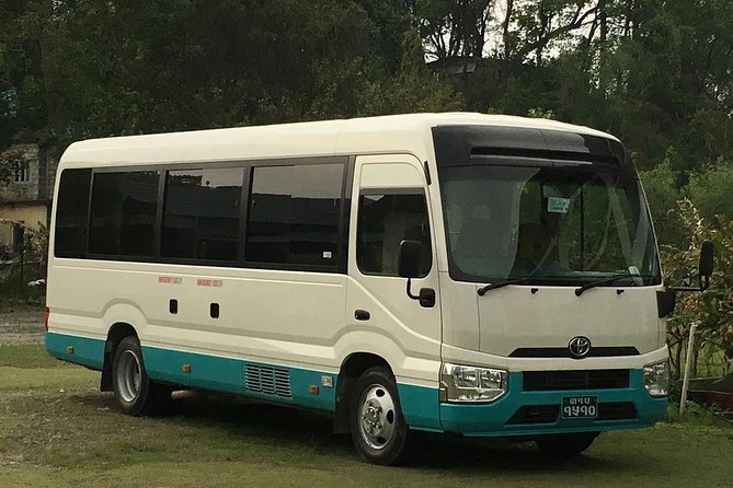 Ac Toyota Coaster Deluxe Coach Kathmandu to Pokhara - Riding the AC Toyota Coaster Deluxe Coach