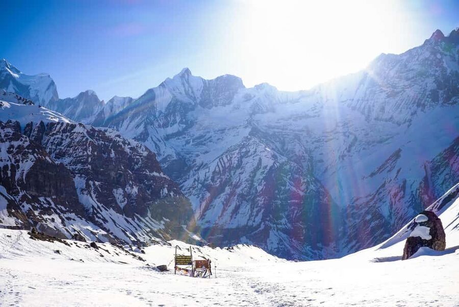 Annapurna Base Camp: 5-Day Guided Trek with Hot Spring - Day 2: Forest trails from Sinuwa to Deurali