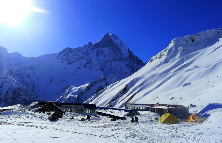 Annapurna Base Camp Heli Tour - What you see from the helicopter