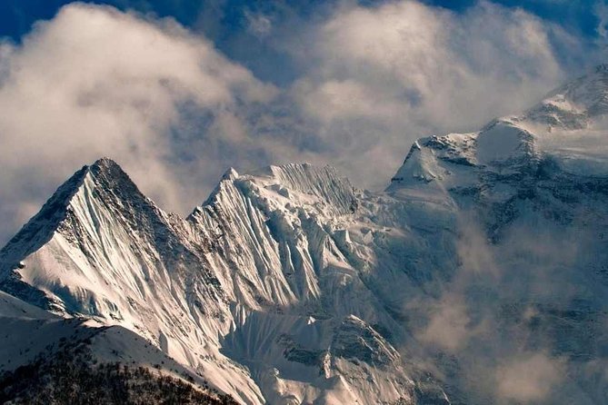 Annapurna Base Camp Helicopter Tour - Passing Ghandruk and the lower Annapurna region