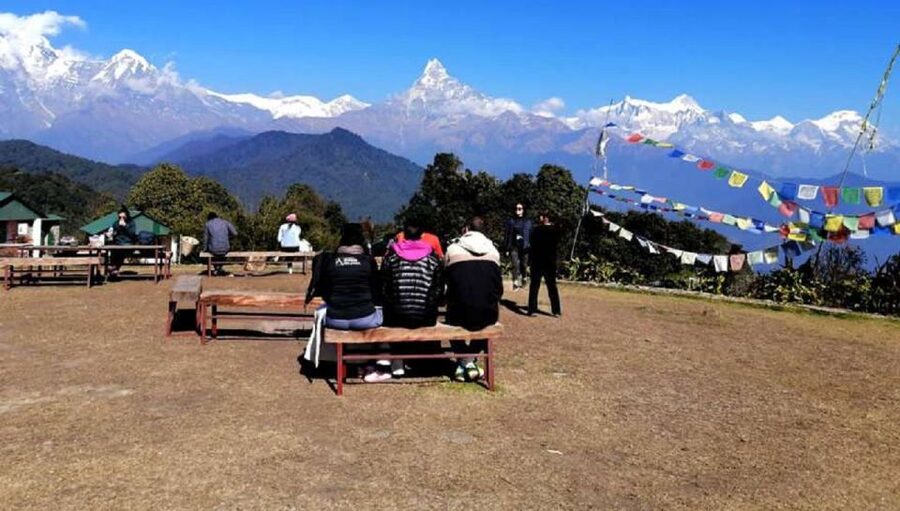 Australian Base Camp Hike For Sunrise over the Himalayas - Sunrise at Australian Camp