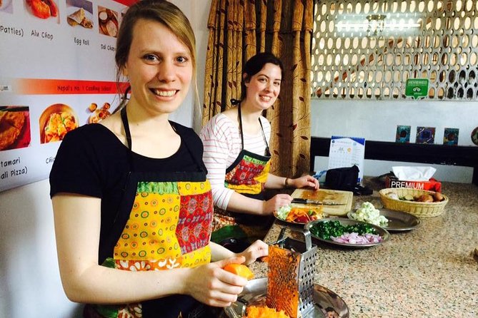Best Nepali Cooking Class in Thamel with Local Market Trip - What you can expect to cook and eat