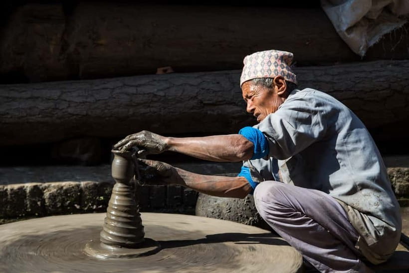 Bhaktapur: Experience the Art of Clay, Curd, and Chant - Walking through Bhaktapur Durbar Square