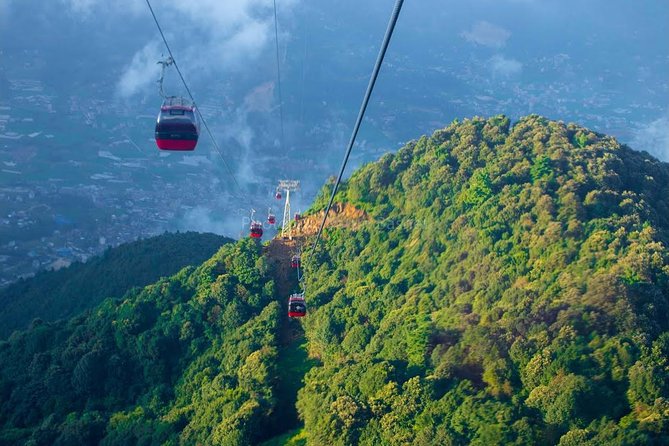 Chandragiri : Majestic Hilltop & Cable Car Views with Lunch - Riding the Chandragiri cable car through the greenery