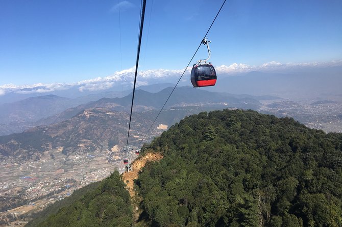 Chandragiri to Taudaha Nature Day Hiking from Kathmandu - The cable car ride to Chandragiri at 2,520 meters