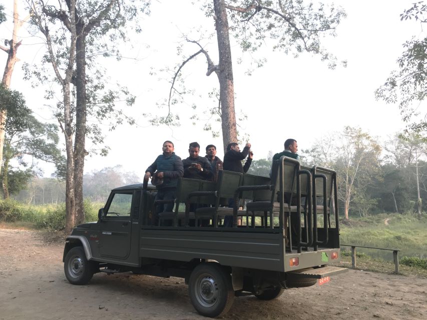 Chitwan Day Tour ( Canoeing+Jungle Walk+ Jeep Safari ) - Jeep safari through Chitwan’s forest and open areas