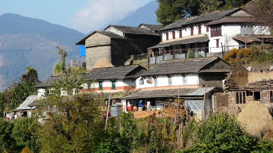 Day Hike at Annapurna Foothills - The drive from Lakeside to Kande