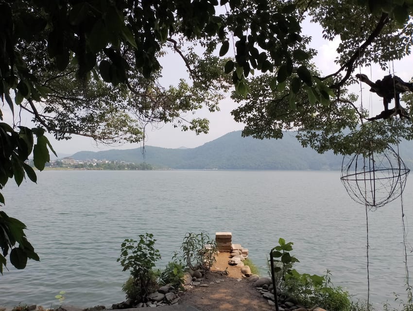 Day Hiking Sarangkot to World Peace Stupa from Lakeside - Walking Down Through Forest and Villages