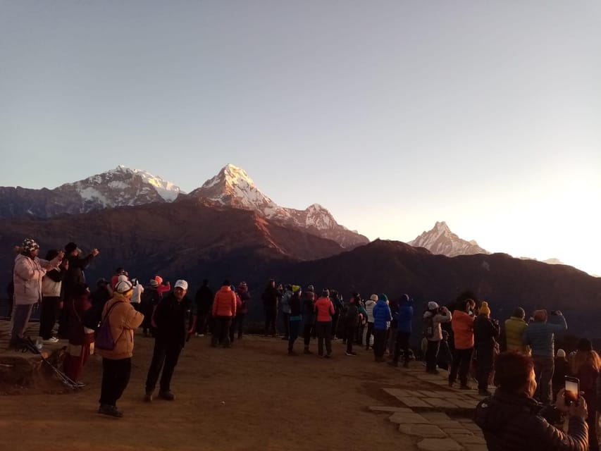 Day Hiking Sarangkot to World Peace Stupa from Lakeside - Crossing Phewa Lake by Rowing Boat