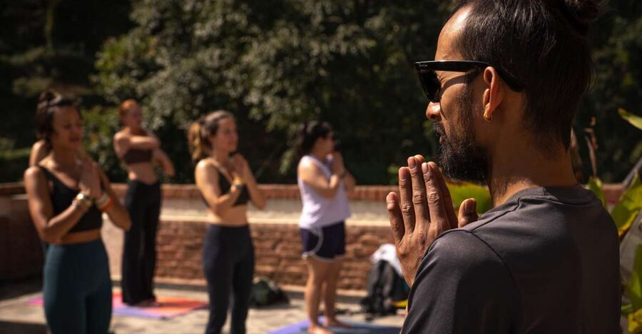 Day Yoga Meditation Retreat with Lunch, Kathmandu - The yogic lunch break