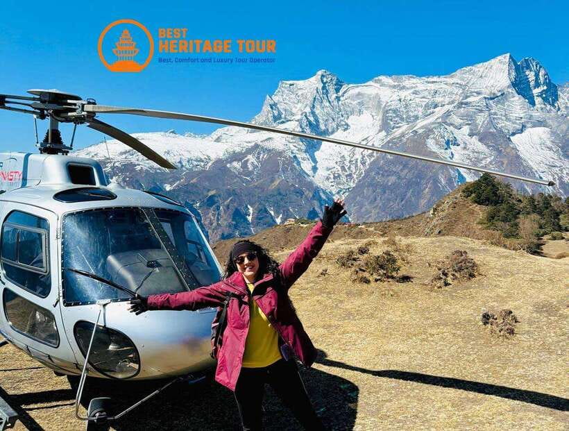 Everest Base Camp Helicopter Landing Tour from TIA - 1 Day - Landing at Kala Patthar at 5,555 meters