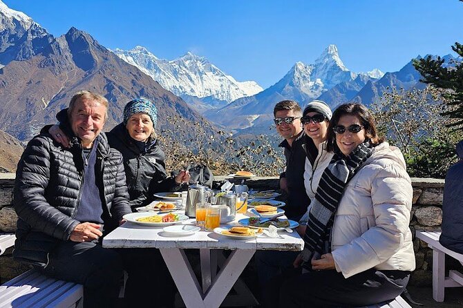 Everest Base Camp Helicopter Tour landing at Everest View Hotel - Lukla, the gateway to the Everest trek