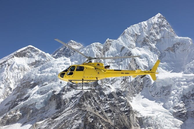 Everest Base Camp helicopter tour with landing - Landing at Syangboche and visiting Everest View Hotel