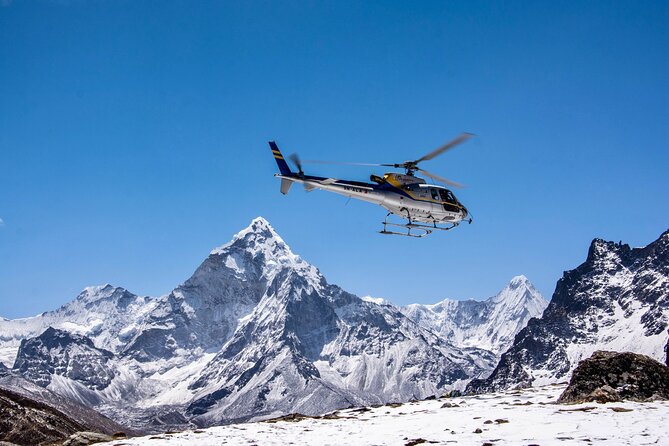 Everest Base Camp Helicopter Tour with Stop at Everest View Hotel - Flying over Everest Base Camp at 5,364 meters