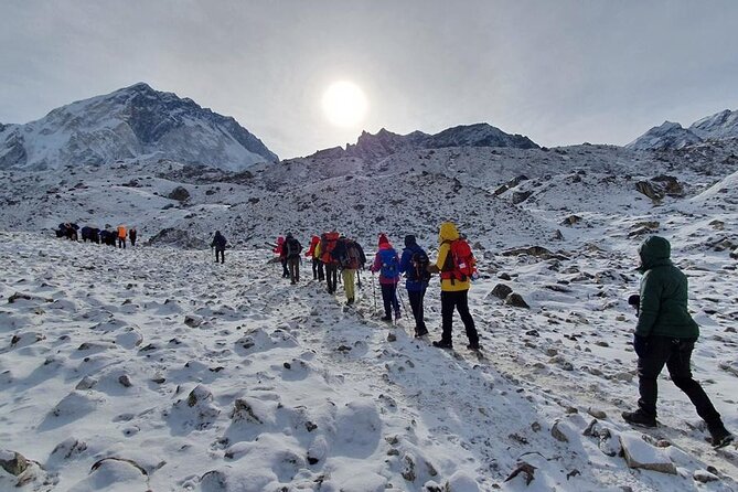 Everest Base Camp Trek 12 Days – Best Himalayan Adventure - Gorak Shep and the final approach to Base Camp