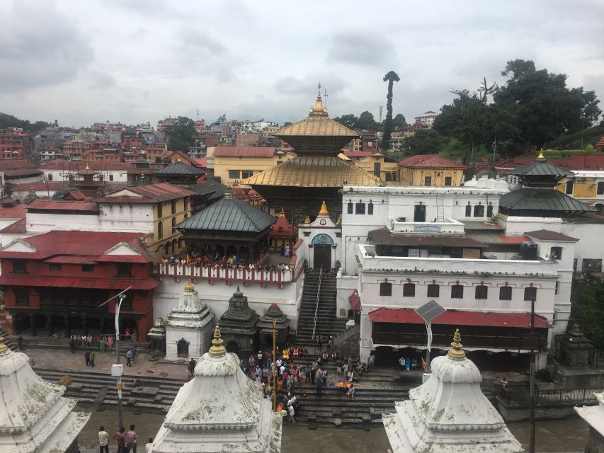 "Explore Kathmandu Rich Heritage: City Highlights Bus Tour" - Swayambhunath, the hilltop temple complex