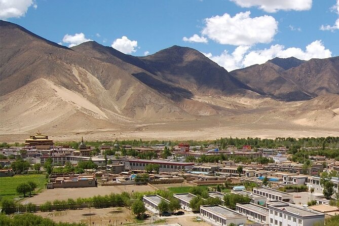 Fixed Departure Tibet Overland Group Joining Tours. - Day 2: The Tibetan Plateau and views toward Everest