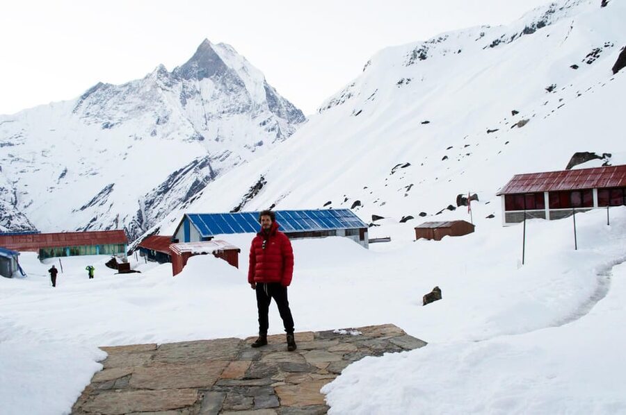 From Kathmandu: 5-Day ABC Trek with One-Way Flight - Day two: Into the cooler mountain zone