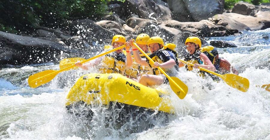 From Kathmandu / Pokhara / Chitwan: River Rafting - 1 Day - The Upset rapid and the run toward the finish