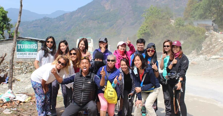 From Kathmandu : Shivapuri To Sundarijal Day hiking - Descending toward Sundarijal waterfall