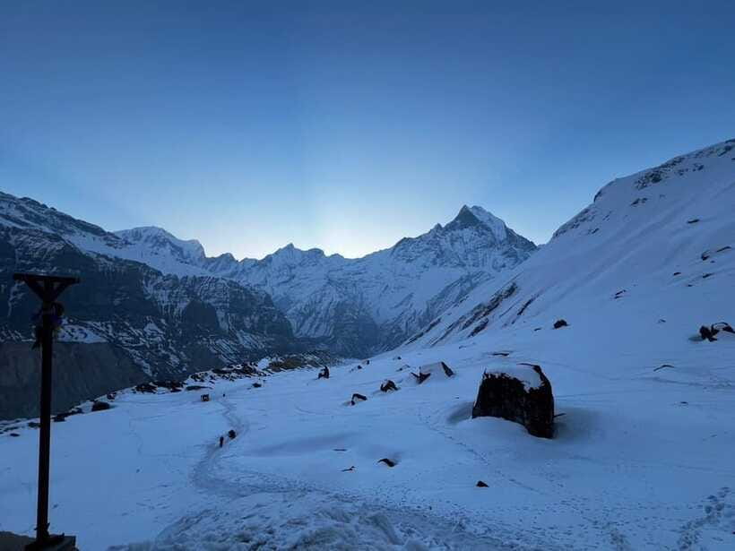 From Pokhara: 7-Day Annapurna Base Camp Trek - Day Six: Chhomrong, Jhinu Danda, and the Hot Springs