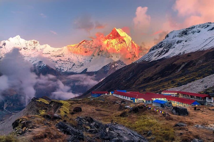 From Pokhara 7 Days (ABC) Trek With Poon Hill Sunrise - Day 1: Pokhara to Ghorepani by road and stone steps