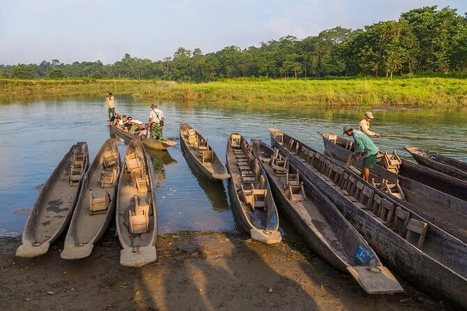 Full Day Jeep Safari in Chitwan National Park - Forests, grasslands, and riverbanks on the route