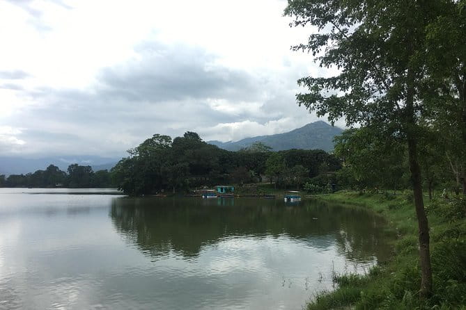 Full day Suspension Bridge, Boating, George, Sightseeing Tour - World Peace Stupa adds a second mountain view