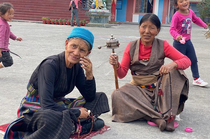 Full-Day Tibetan Cultural Tour to Tibetan Settlements Pokhara - Afternoon prayers at Jangchub Choeling