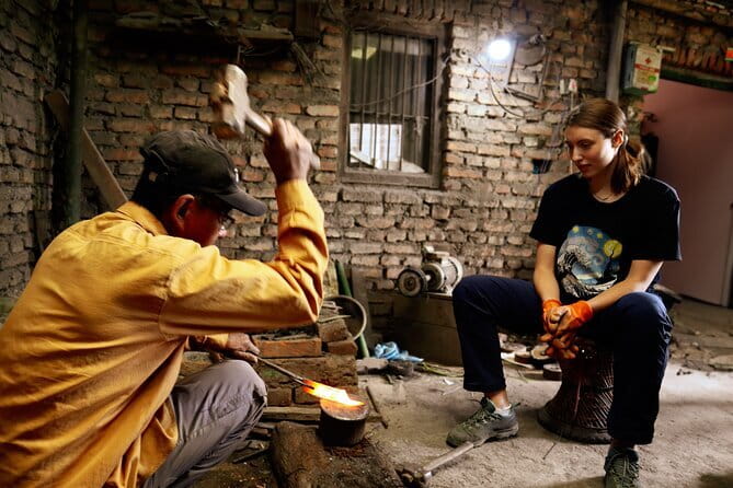 Gurkha Knife Making - Shaping the handle with Indian rosewood
