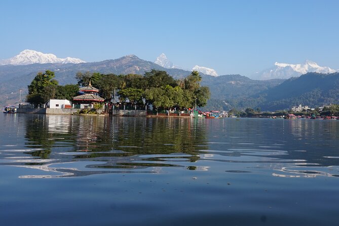 Half-Day Private Pokhara Tour - World Peace Pagoda above Pokhara