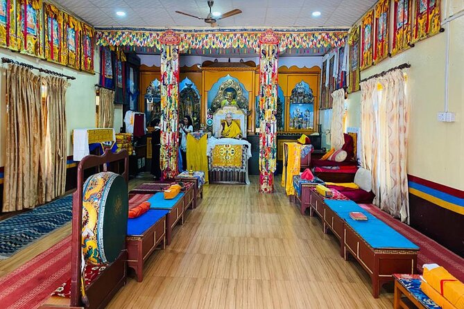 Half Day Tibetan Cultural tour Pokhara - Reading the symbols at a Buddhist monastery