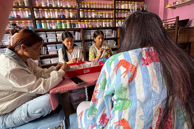 Handmade Jewellery Workshop with Nepali Women - A relaxed introduction with a welcome drink