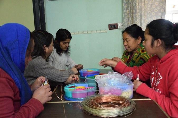 Handmade Jewellery Workshop with Nepali Women - Lunch prepared by women from the organization