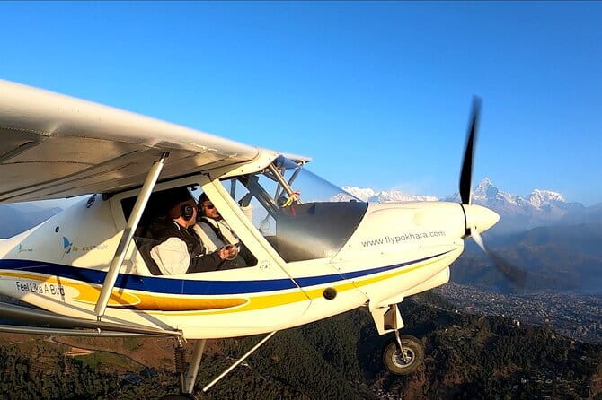 Himalayas Ultra Light Aircraft flight - The first minutes above the valley