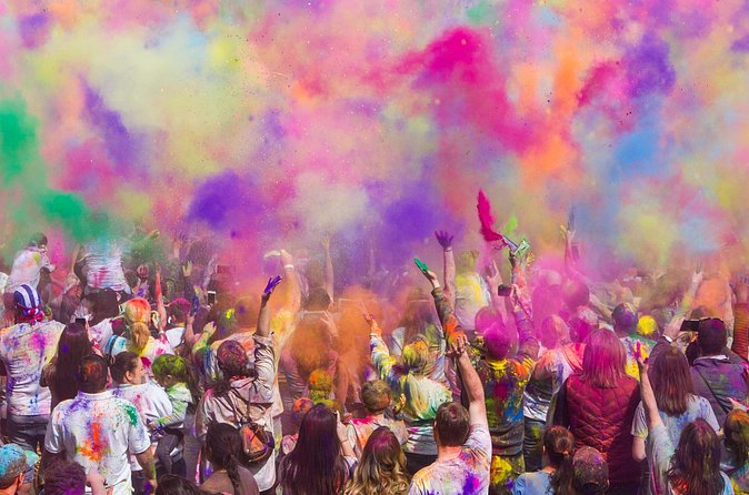 Holi - Festival of Colors - A possible glimpse of the Kumari