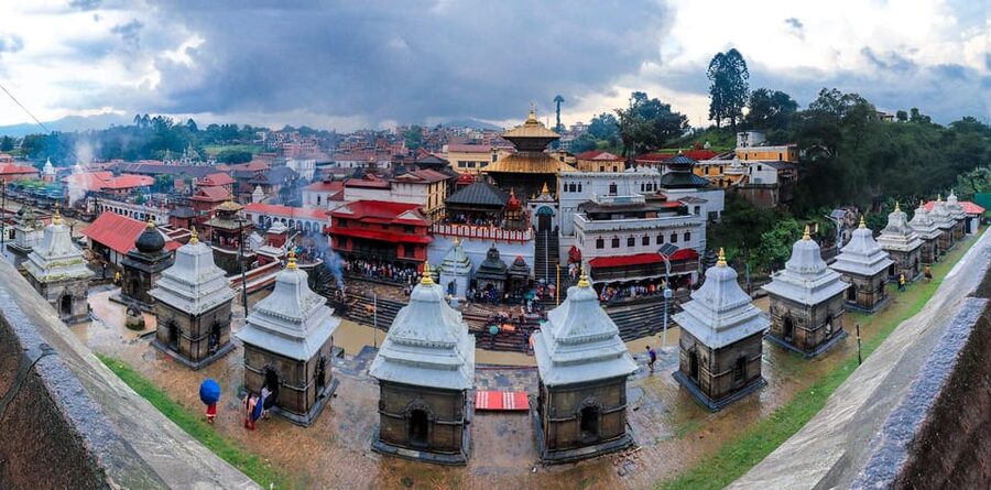 Kathmandu: 7 UNESCO-Listed city sites group day trip - Pashupatinath places ritual beside the Bagmati River
