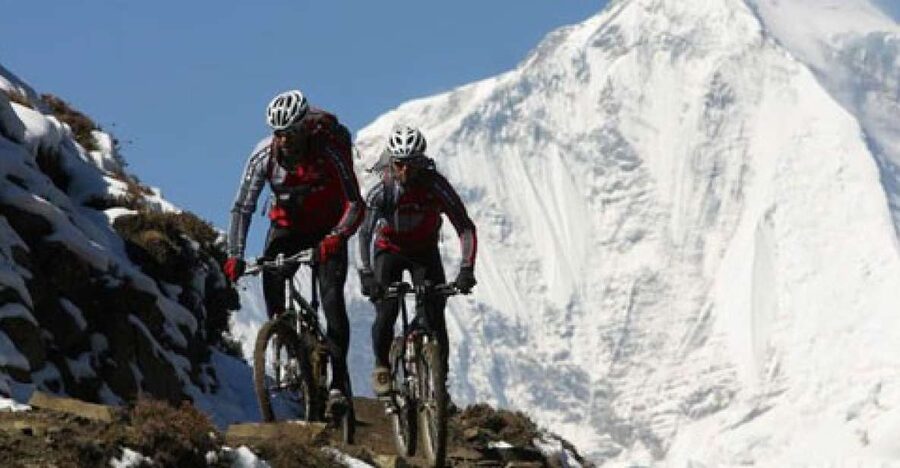 Kathmandu and Surrounding Full-Day Mountain Biking Tour - The views depend on clear weather