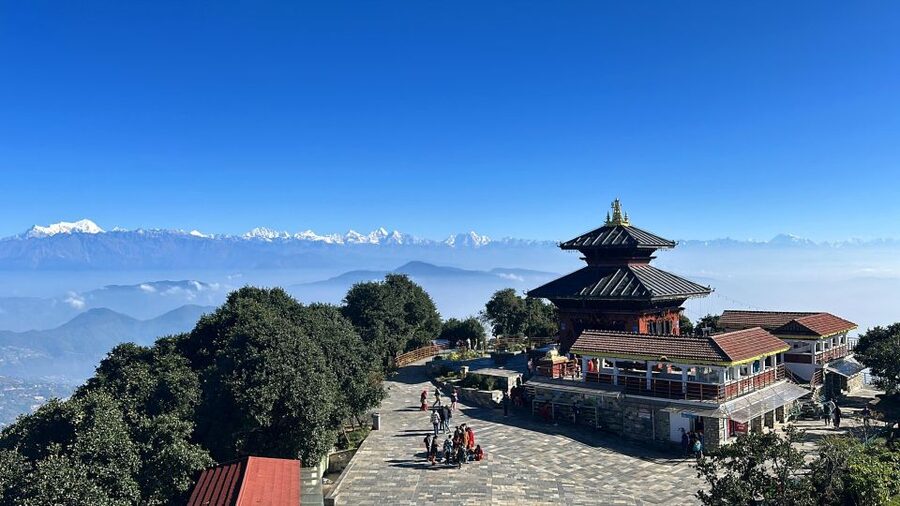 Kathmandu: Chandragiri Cable Car, and Swayambhu - A 15-minute cable car ride above the valley