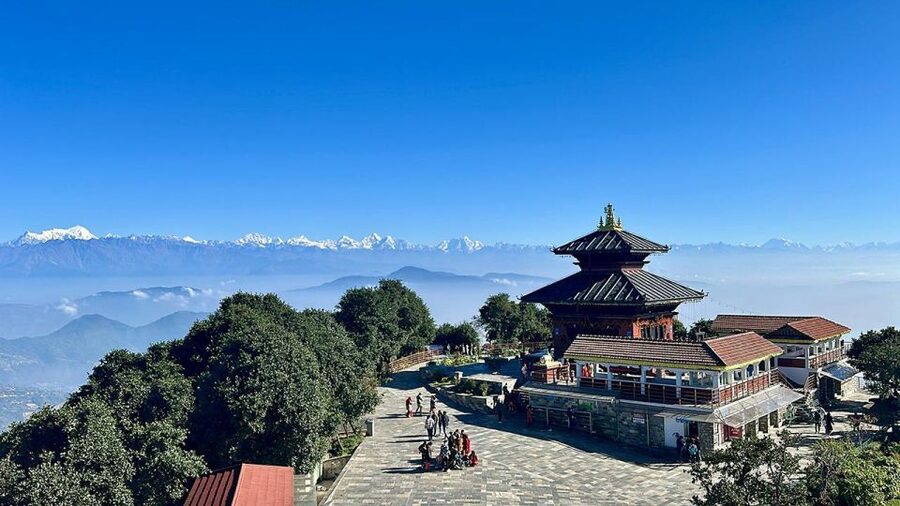 Kathmandu: Chandragiri Cable Car & Monkey Temple(Swayambhu) - Hotel pickup and the ride to Chandragiri