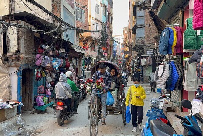Kathmandu: Food, Drink and Shopping Rickshaw Tour - Starting near Kaiser Library and entering Thamel