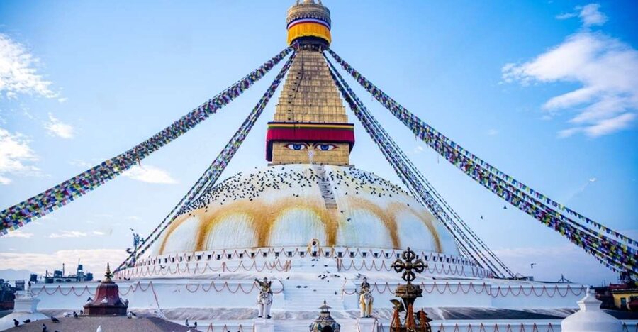 Kathmandu Full Day Sightseeing Tour- Kathmandu City Tour - Swayambhunath: the hilltop stupa and city views