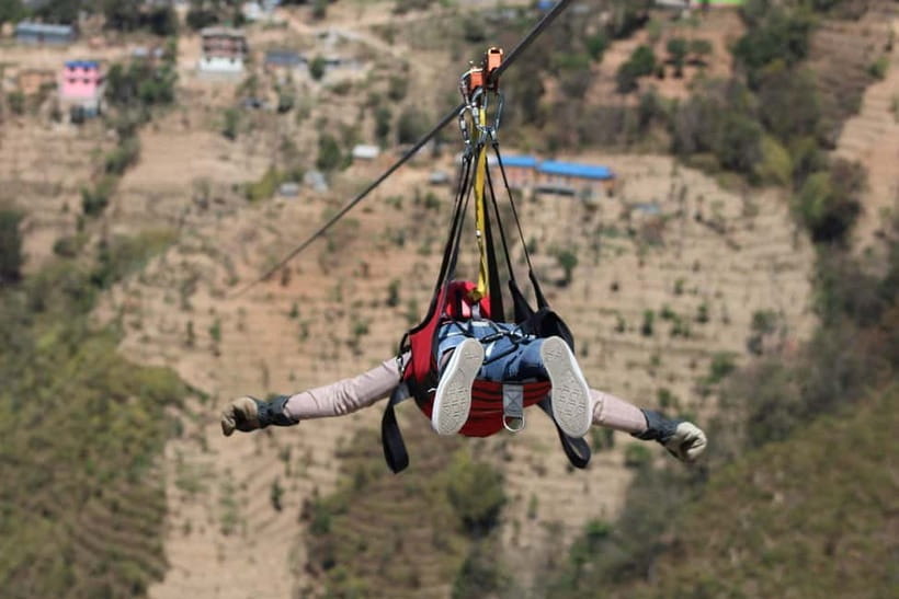 Kathmandu: Nagarkot Zipline Adventure with Pickup & Lunch - What the guide and service add