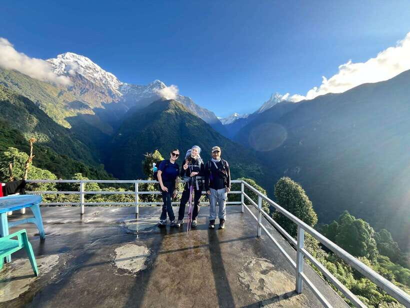 Kathmandu/Pokhara: 5-Day Annapurna Base Camp (ABC) Trek - Day 2: Sinuwa to Deurali beside waterfalls