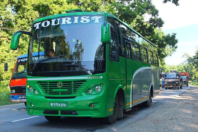 Kathmandu to Chitwan luxurious tourist bus tickets reservation - The route through Balaju and Kalanki