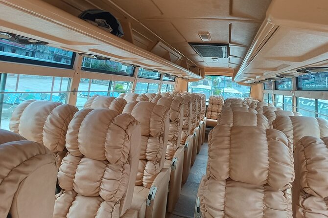 Kathmandu to Pokhara Premium sofa bus ticket - Reclining seats and the premium sofa setup