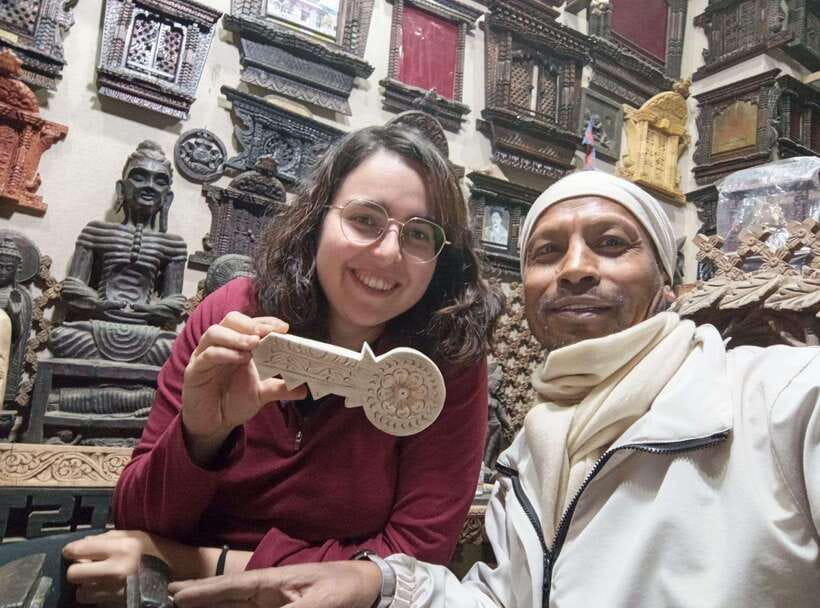 Kathmandu: Wood Carving Workshop with Local Artisan (Thamel) - Beginning with tools, wood, and patterns